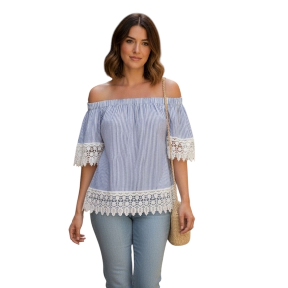 Anthropologie Tops - Anthropologie Bishop and Young St. Tropaz Off the Shoulder Top